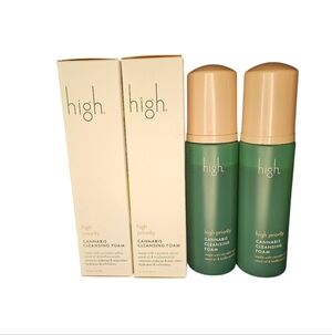 2 Foaming Cannabis Makeup Face Cleanser